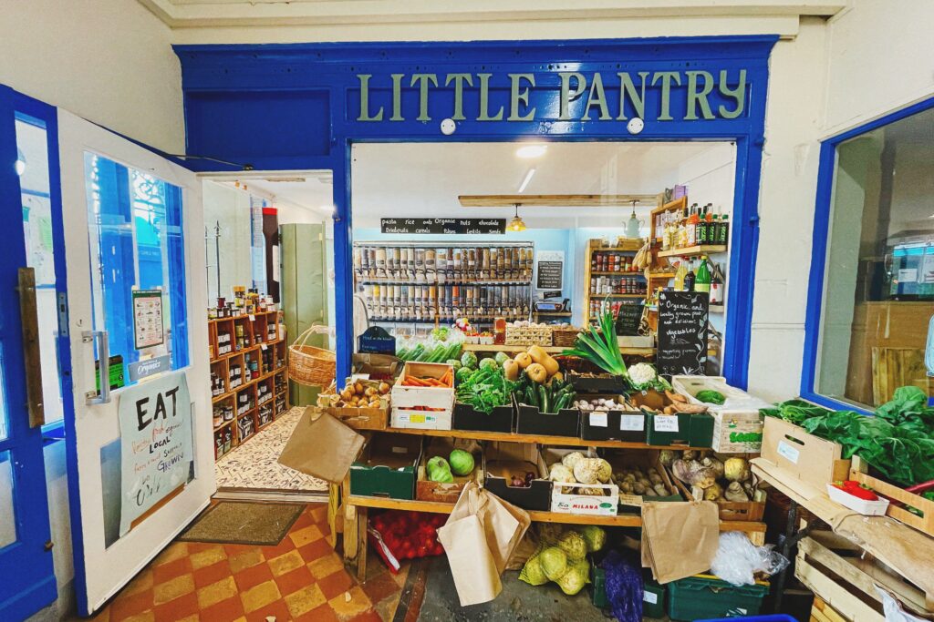 The market entrance to The Little Pantry