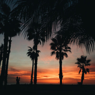 Sunset view from Shutters on the Beach